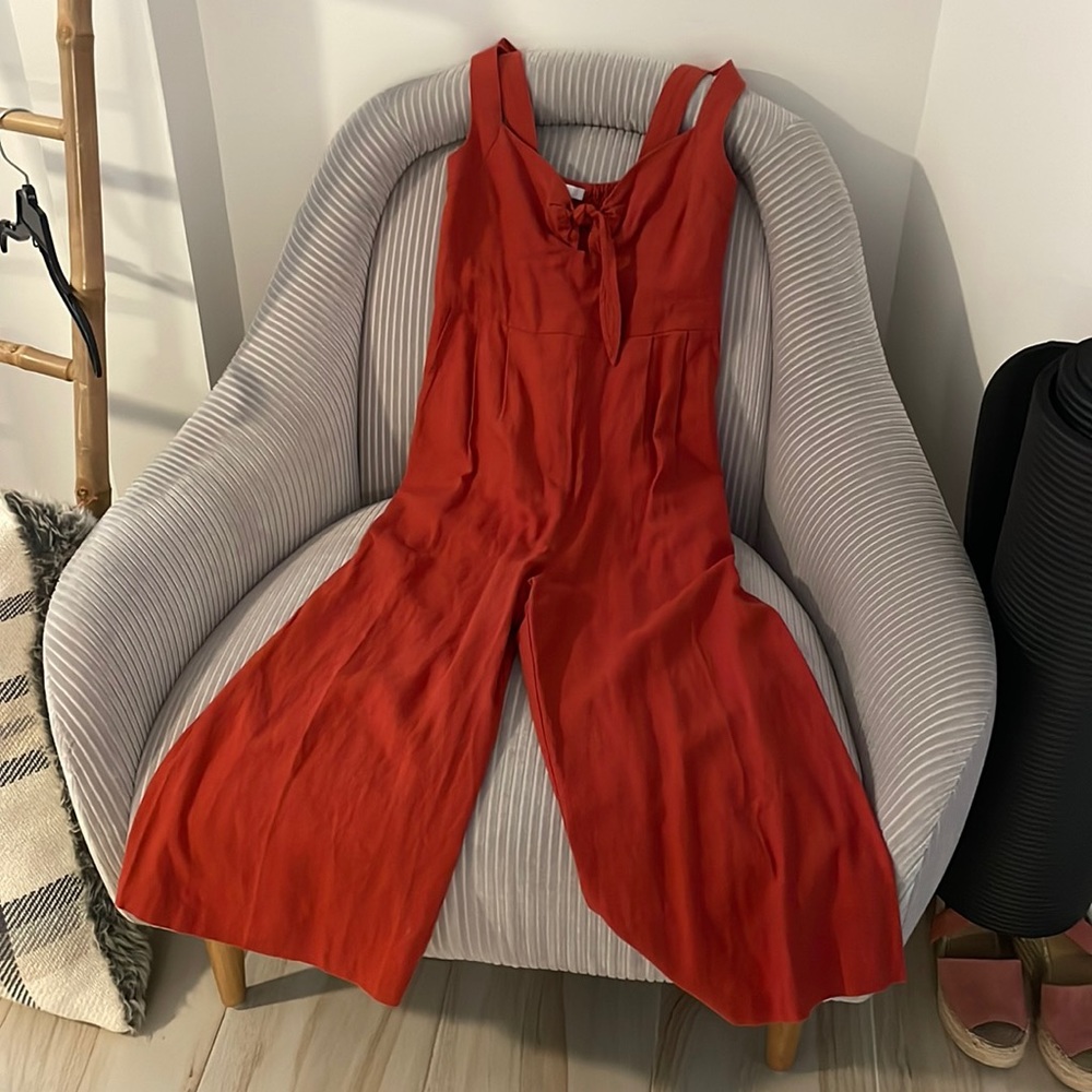 Orange One piece jumpsuit